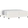 vidaXL Letto a molle insacchettate Crema 200 x 200 cm Tessuto di corda