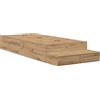 vidaXL Struttura letto contenitore rovere Artisan 100 cm materiale a base di legno