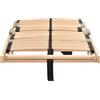 vidaXL Letto a doghe marrone 70 x 190 cm in legno massiccio di faggio