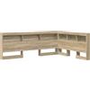 vidaXL Testiera per archiviazione rovere Sonoma 150 cm materiale a base di legno