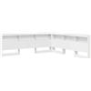 vidaXL Testata con ripiano Bianco 180 cm Materiale a base di legno
