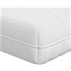 vidaXL materasso vidaXL Bianco 100 x 200 cm a molle insacchettate