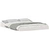 vidaXL Struttura letto bianca 160 x 220 cm in legno di pino massiccio
