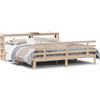 vidaXL Struttura letto con testiera senza materasso 200x200 cm