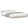 vidaXL Struttura letto bianca 160 x 210 cm in legno di pino massiccio