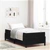 vidaXL Telaio per letto, colore nero, 80 x 200 cm, rivestito in tessuto