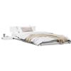 vidaXL Struttura letto bianco 90 x 200 cm legno