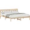 vidaXL Struttura letto marrone 180 x 200 cm in legno di pino massiccio