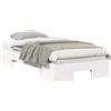 vidaXL Struttura letto bianca 90 x 200 cm