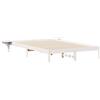 vidaXL Struttura letto con comodini bianco 140 x 220 cm