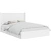 vidaXL Letto matrimoniale con contenitore e testiera, 2 pezzi, in legno composito
