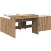 vidaXL Letto a soppalco con scrivania per bambini vidaXL in rovere Artisan