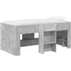 vidaXL Letto a soppalco per bambini, marca vidaXL, in cemento, dimensioni 163 x 101,1 x 68,5 cm, realizzato in materiale composito di legno