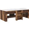 vidaXL Letto a castello per bambini, marca vidaXL, in legno massello riciclato, dimensioni 193 x 96,1 x 68,5 cm, realizzato in legno composito
