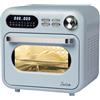 EMPOTEC 860202 Forno Friggitrice ad Aria Verde Digitale 18 Programmi 16 Litri 1400 Watt 200° Timer 60 Minuti (Celeste)