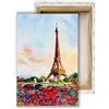 Generico Quadro Moderno Stampa Quadro da parete Su Tela Quadri Moderni Arte Parigi Paris Tour Eifell torre eifell t457 (50x70cm)