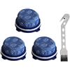 Drhomeam Confezione da 3 filtri per aspirapolvere con kit di spazzole per la pulizia per Samsung Jet 60 Jet 70+ Jet 75 Jet 70 Jet 75+ Jet 90 VS9000RL, accessori di ricambio n. DJ97-02649A