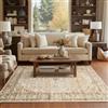 Topfinel Tappeto Vintage 160x230 cm Beige, Tappeto Boho Orientale a Pelo Corto, Lavabile in Lavatrice, Antiscivolo e Morbido, Grande Tappeto per Soggiorno, Camera da Letto, Sala da Pranzo, Ufficio