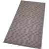 emmevi Tappeto Bagno 3D Morbido Assorbente Antiscivolo Lavabile Scendiletto Camera 45x75 Cm Marrone