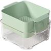 VALINK Grande set di scolapasta da cucina, a doppio strato, in plastica, per frutta e verdura, per riso, cibo, verdure, pasta, spaghetti, colino verde
