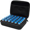 Tsawntd Pacchetti da viaggio per riporre peptidi, custodia per fiale di peptidi da 30 slot - Sicura per insulina e fiale da 10 ml, organizer da viaggio portatile, nero