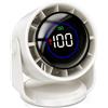 PALATALA Ventilatore da Tavolo Ricaricabile, 11 Velocità Ventilatore da Scrivania Silenzioso con Display LED, Inclinazione 105°, Portatile USB Potente per Casa/Camera da Letto/Ufficio/Viaggi