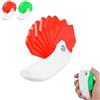 Generico Spatola Per Sigillatura 9-in-1, Strumento Multiuso 9-in-1 Per Sigillare, Raschietto Portatile Per Rifinitura Silicone, Fessure in Bagno, Cucina, Finestre E Pavimenti (1 pezzo rosso)