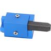 Jenivaint Scalpello per Angoli Ad Angolo Retto Utensile per la Lavorazione del Legno Scalpello per Cerniera Ad Incasso Quadrato in Acciaio Legato 30 Mm Design Compatto Caricato a Molla per (BLUE)