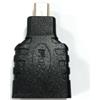 Brightium Adattatore HDMI - adattatore da femmina a maschio, connessione semplice, nero, ideale per trasmettere audio e video ad alta definizione.