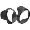 Phefop Paraluce HB 25 Confezione da 2 Paraluce in Plastica per Obiettivo Fotocamera per AFS VR 24 120 Mm e 24 85 Mm Riduce la Luce Diffusa Aiuta a Proteggere l'Obiettivo per i Viaggi all'aperto
