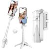 Drhomeam Mini treppiede tascabile 3 in 1, mini treppiede portatile con telecomando, per scattare foto, treppiede per selfie regolabile a 360°, supporto estensibile per telefono cellulare, supporto rimovibile