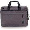 Invicta Borsa Ufficio Invicta, Grigio, Porta Pc Fino a 15.6'', Tracolla, Uomo Donna