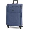 REDOLZ valigia grande morbida 79 cm espandibile | trolley leggero con 4 doppie ruote e serratura TSA | 79 × 46 × 30 cm 3,23 kg per donna e uomo - Essentials 12