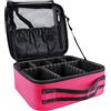 GZCZ Valigetta Trucchi, Grande Capacità Professionale Trucco Organizzatore Borsa Impermeabile Artista Portatile Trucco Caso con Divisori Regolabili, 10.4 ''