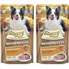 Stuzzy, Monoprotein Grain & Gluten Free, Cibo Umido per Cani Adulti al Gusto Pollo Fresco Preparato in Patè - Totale 1,8Kg (12 Buste da 150G) (Confezione da 2)