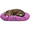Ferplast Cuccia Cane e Gatto Antigraffio e Impermeabile, Tessuto Tecnico Resistente, Taglia Piccola RELAX TECH, Lavabile in Lavatrice a 30°, 55 x 36 x 3 cm, Viola