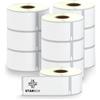 STAR BOX - Rotoli 10 etichette compatibili con Dymo 99012 Autoadesivo 36mm x 89mm con stampanti Labelwriter e Seiko Large Address LabelWriter 450 e 4XL (10)