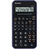 Sharp EL-501 calcolatrice scolastica scientifica con ingresso D.A.L (a batteria) viola/nero