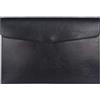 RisePlus Portadocumenti A5 in Pelle PU,Porta Documenti Auto Moto,Porta Libretto Auto,Cartella A5 per Ufficio, Porta Libretto Auto(Nero)