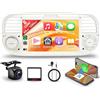 Rimoody 8 Core 6G+128G Android Autoradio per FIAT 500 2007-2015 7 Pollici Senza Fili Carplay Autoradio con Touchscreen Android Auto Navi GPS WiFi Mirror Link Bluetooth FM/RDS/DVR/EQ Controllo del Volante