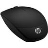 HP X200 Mouse Wireless, Sensore di Precisione DPI fino a 1600, Indicatore LED Batteria, Ricevitore USB Wireless 2.4 GHz Incluso, Design Ambidestro, Sagomato e Confortevole, Nero