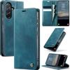 Teeirllim Cover per Samsung Galaxy A56 5G, Premium PU Wallet Libro Carta Fessura Portafoglio, Magnetica Antiurto Flip Pelle Cavalletto Custodia Supporto Cover per Samsung A56 6.7 inch, Blu verde