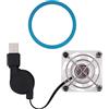 YPBEW Radiatore Mobile Magnetico per Dispositivo Raffreddamento del Telefono Cellulare per Giocare a Guardare Video con Luce W/LED per radiatore Mobile Universale Smartpho