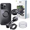 SP CONNECT Moto Bundle II con modulo anti-vibrazione | SPC+ | per iPhone 13 Pro supporto per cellulare per moto ciclomotore | accessori per tutti gli smartphone come iPhone Samsung