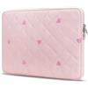 Songbala 13 14 pollici borsa computer portatile custodia morbida fodera imbottita borsa compatibile con MacBook Air MacBook Pro 13 14 pollici rosa