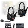 SYNCO XTALK XMax Cuffia Intercom Wireless, Cuffia a Doppio Orecchio Portata 500m Batteria 24h per Comunicazione di Squadra in Eventi, TV e Produzioni Cinematografiche 2PCS