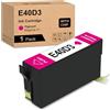 Yongairuink Rifabbricato T40D3 Cartuccia d'inchiostro Sostituzione per C13T40D340 T40D T40 Magenta inchiostro per SC-T3100 SC-T3100N SC-T5100 SC-T5100N SC T3100 SC T5100 Series Stampante (1 Magenta)