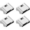 Create idea Componente Caricabatterie Presa Connettore Porta di Ricarica Micro USB 4 Pezzi Compatibile con Samsung Parti di Ricambio per Tablet Galaxy Tab A6 SM-T580 SM-T58