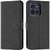Verco Custodia a libro per Motorola Moto G86 Power 5G, per Motorola Moto G86 Power 5G, colore: Nero