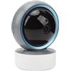 Goshyda Telecamera Intelligente WiFi, Telecamera di Rilevamento del Movimento per Visione Notturna HD 1080P con Rotazione Panoramica, Citofono e Sicurezza Interna per il Monitoraggio